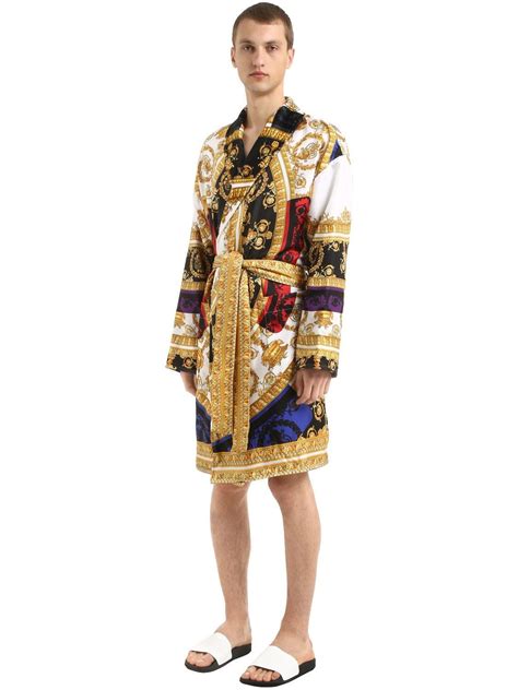 versace mens robe replica|versace personalized robe.